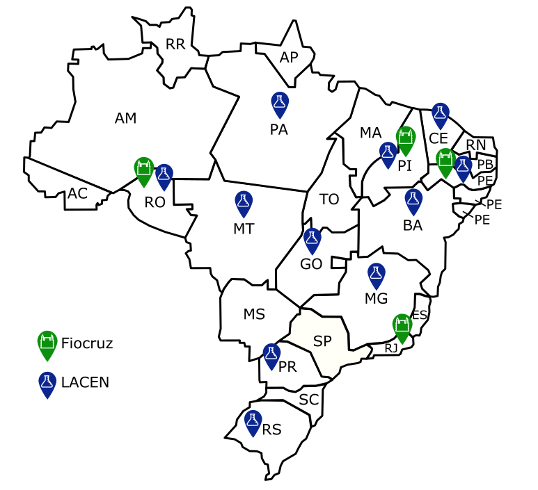 LACENs map