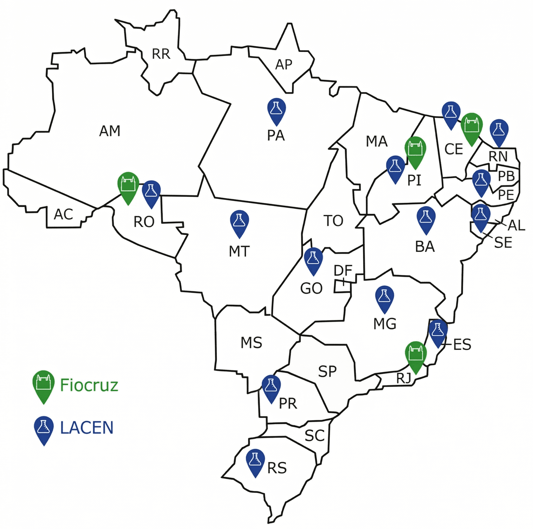 LACENs map